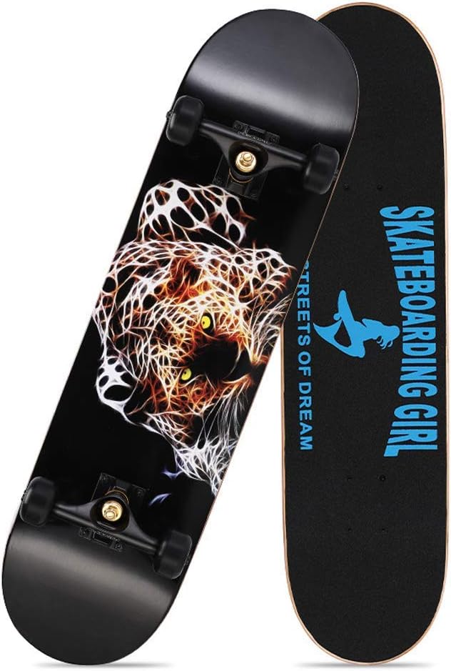 BD.Y Skateboard Standard 31 'Fois; Ensemble de Skate Complet de 8