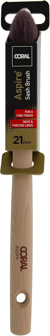 Coral 33713 Aspire 21mm Round Sash Paint Brush Premium FSC Wood Handle view 2