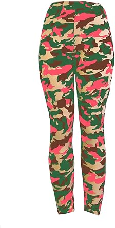 plus size pink camo leggings