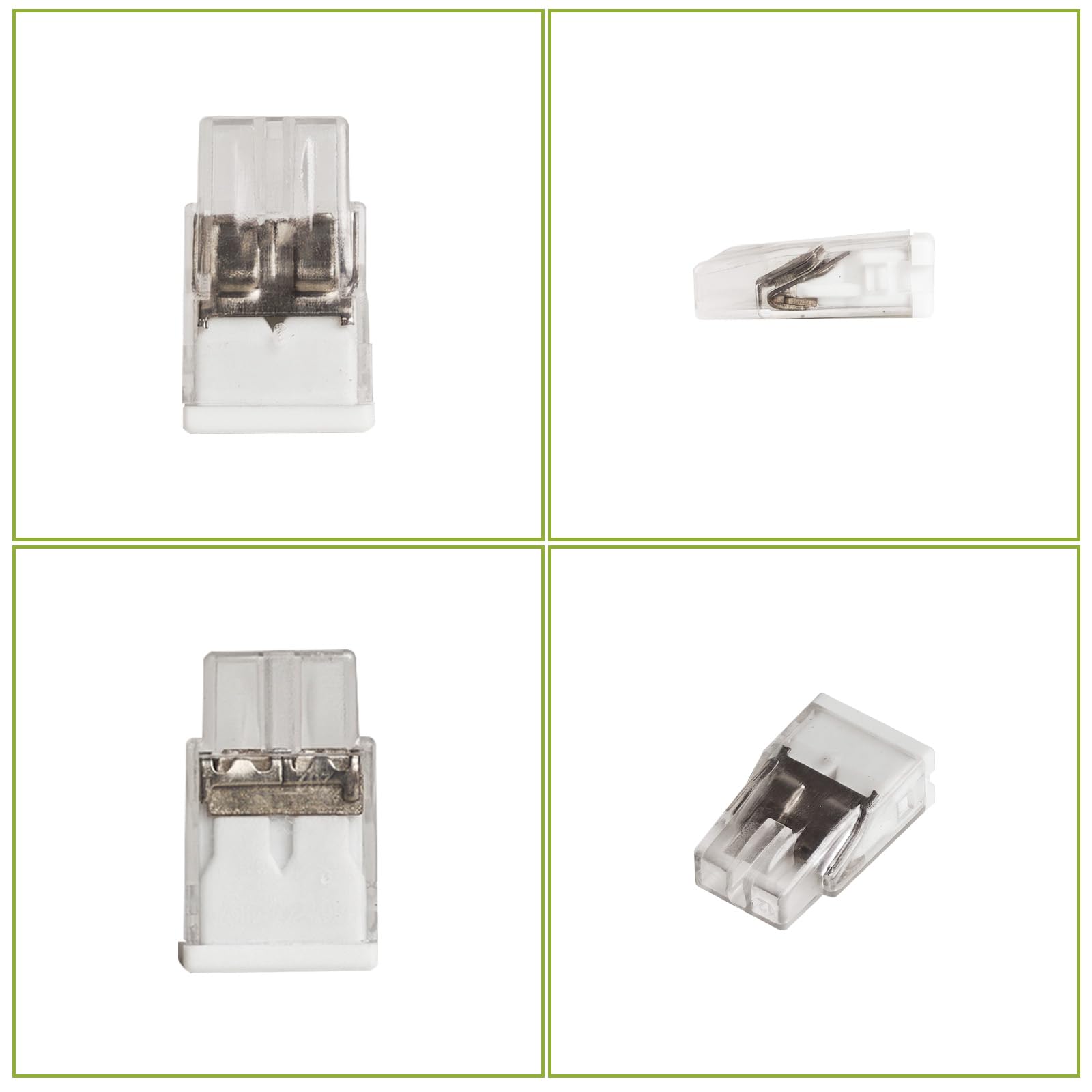 Maxled, Light is Led! Verbindungsklemmen,Klemmen 2 Polig Leiter, 100 Stück Kabelverbinder Kabelklemmen für Alle Leiterarten Weltweit,Anschlussklemmen Strand Wire:0.5-2.5mm² PCT-212 5