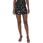 Bailey Rose Women's Black Embellished Miniskirt
