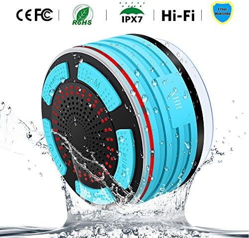 Shower Speaker,IPX7 Waterproof Bluetooth Speaker Portable Wireless Bluetooth 4.0 Speakers,Built-in Hands-Free Speakerphone.Wireless Shower Speaker Is a for Home Best Waterproof Bluetooth Speaker.
