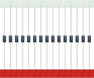 AUKENIEN 1N4003 Diodes 1A 200V DO-41 Rectifier Diode Pack of 200
