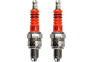 PRO BAT Scooter GY6 50cc 150cc Spark Plug High Performance 3 Electrode A7TC A7TJC Spark Plug for GY6 50-125cc Moped Scooter A