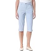 Gloria Vanderbilt Womens Dalia Seam Skimmer Short with Side Slit Vents Standard