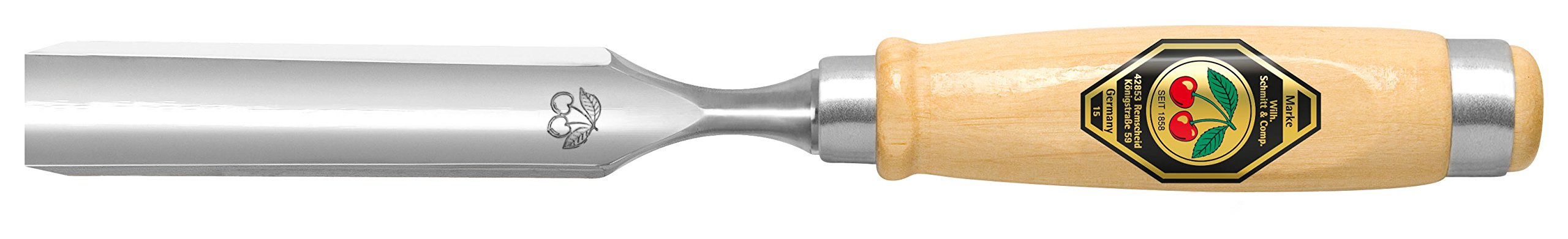 Kirschen 1431006 6 mm Number 1431 Firmer Gouge with Hornbeam Handle - Multi-Colour