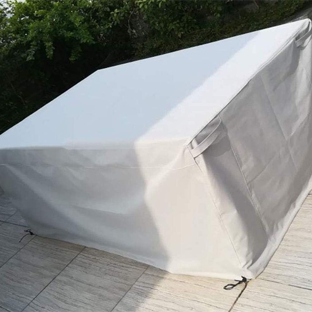 Amazon Com Catrp Tarps Patio Furniture Covers Garden Furniture Covers Patio Sofa Table And Chair Cover Outdoor Waterproof Oxford Fabric Rectangular Cover White Size 400x260x100cm Garden Outdoor