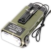 Chestnut-YX Tactical MS2000 Strobe Helmet Light - Signal, Flashlight, Survival Signal, Distress Marker, Functional Strobe, Security, Rescue Light for Hunting, Outdoor Sports