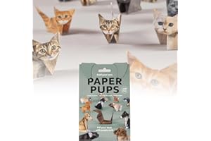 DIY Paper Cats Origami Kit,DIY Paper Cats,50&35 Sheets DIY Origami Paper to Fold Cute Cat Figures,Fun Creative Craft Activity