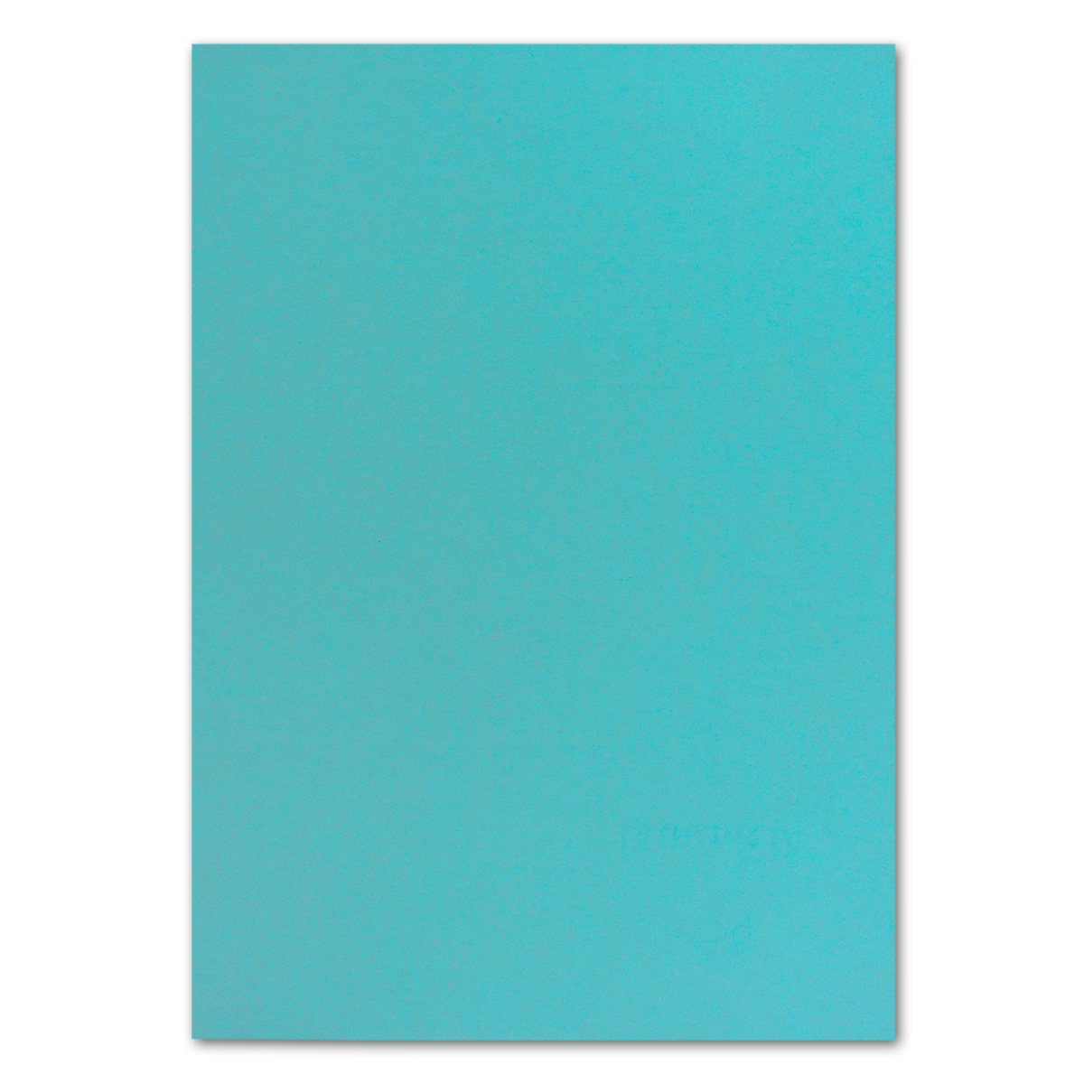 Paper Card DIN A5 240 g/m² Bright Colours 50 Bogen 61 Turquoise — image 1