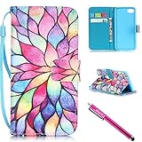 iPhone 7 Case, iPhone 7 Wallet Case, Firefish Stand Flip Folio Wallet Cover Shock Resistance Protective Shell with Cards Slots Magnetic Closure for Apple iPhone 7 4.7