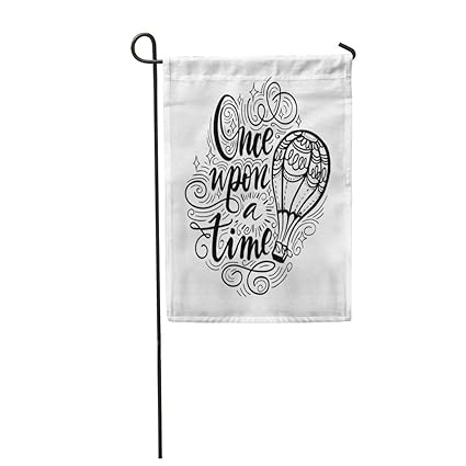 Amazon Com Semtomn 12 X 18 Garden Flag Once Upon Time