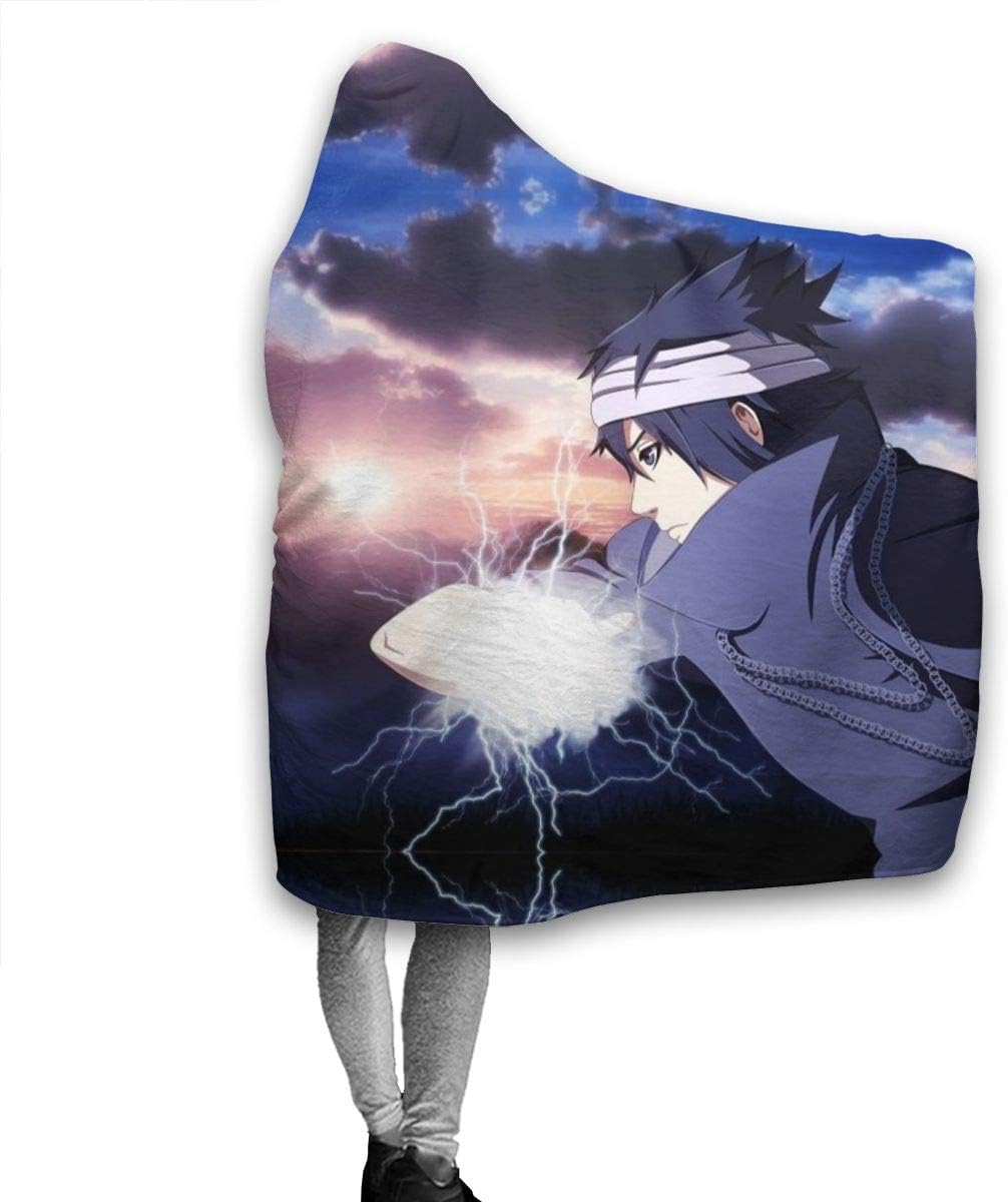 Spring Funny Hooded Blankets Anime Naruto Itachi Sasuke Madara Uchiha Fanart Wearable Blankets Living Room Anti Dirty Warm Sherpa Fleece Blanket For Music Festival Wearable Blankets