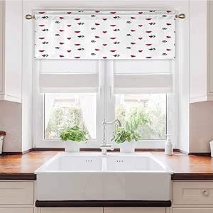 Cenefas de ventana, fondo sin costuras con plumas, cenefa de cortina