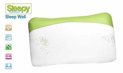 Sleep Well Memory Foam Pillow By Sleepy Amazon Co Uk Kitchen Home