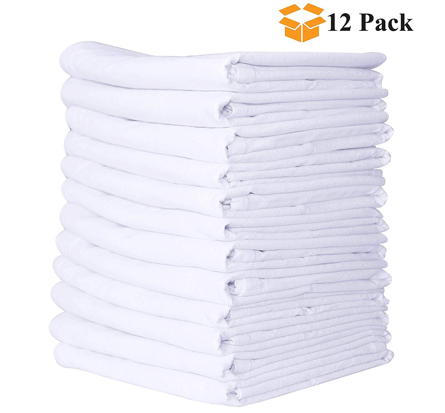 6 Linen+Towel+Flour+Sack+Multi+Purpose+Absorbent
