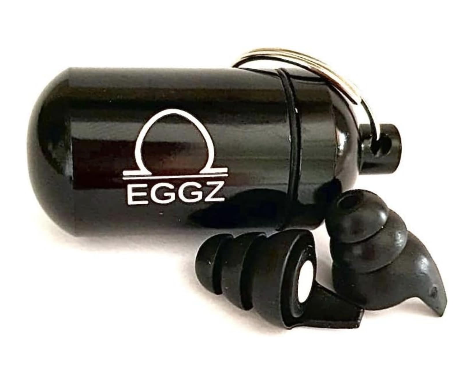 EGGZ Earplugs - noise reduction, ear defenders 24dB noise reduction, earplugs with cord