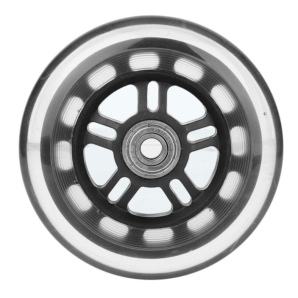 Jectse 608ZZ Bearing Caster Wheels 0.3X4 X0.9 inches ABEC-7 PU ball-bearing Spare wheel Caster Replacement Part Tool for small carts, doors, hardware