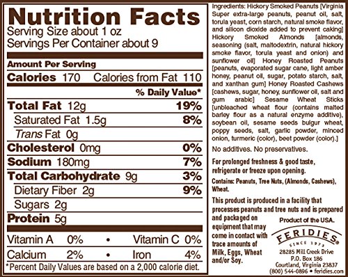 FERIDIES Snack and Trail Mix Assortment - 4 Pack