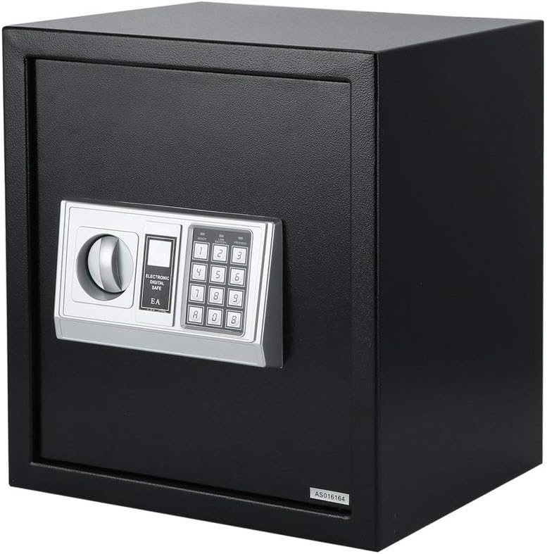 Elektronischer Digitale Tresor 42x37x20 Cm - Stahl Safe Für Zuhause