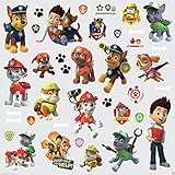 Paw Patrol Figures Wall Decals Zuma Rocky Skye Chase Marshall Rubble Stickers