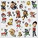Paw Patrol Figures Wall Decals Zuma Rocky Skye Chase Marshall Rubble Stickers