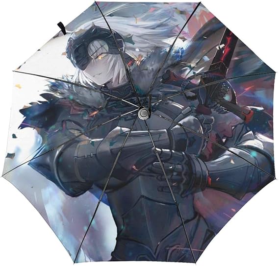 Amazon Co Jp Fgo Fate Grand Order 折りたたみ傘 自動開閉 アニメ 漫画 おりたたみ傘 メンズ 風に強い 8本骨耐風傘 折れにくい 頑丈な折り畳み傘 超撥水 丈夫なグラスファイバー 収納ポーチ付き 服 ファッション小物