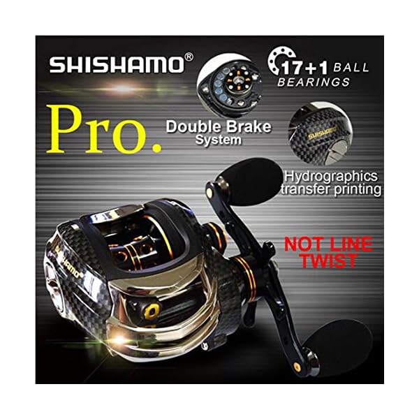 SHISHAMO-Ultra-Smooth-Dual-Braking-System-18-Ball-Bearings-Baitcasting-Fishing-Reel-Low-profile-Carp-Fishing-Gear-The-Perfect-Warrior-for-Bass-Fishing SHISHAMO-Ultra-Smooth-Dual-Braking-System-18-Ball-Bearings-Baitcasting-Fishing-Reel-Low-profile-Carp-Fishing-Gear-The-Perfect-Warrior-for-Bass-Fishing