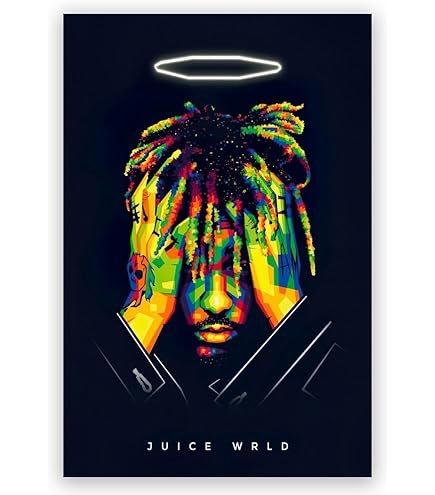 Amazon.com: BUY ART FOR LESS Officially Licensed Juice Wrld - Xxl