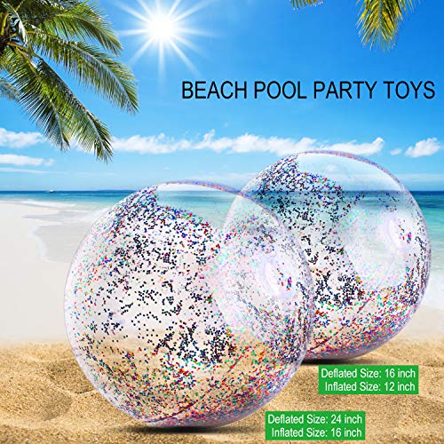 image for Parts3A Beach Ball for Parties Beach Balls Inflatable 16 inch 24 inch,