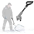 Universal Shovel Handle, Strain-Reducing Elasticity Snow Shovel Handle Ergonomic Back Saver Attachment for Snow Shovels, Rake
