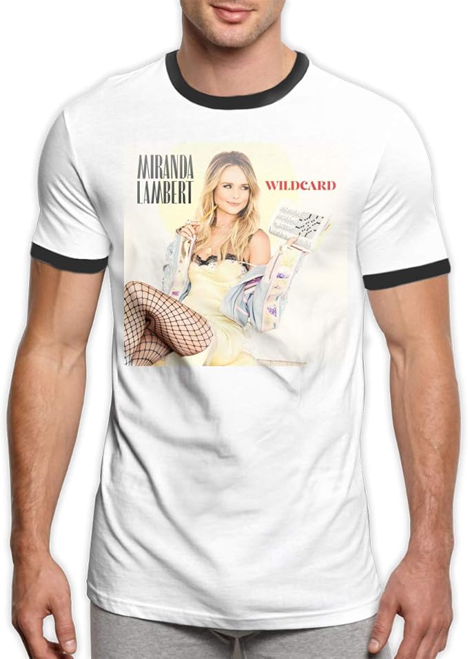 Amazon.com: Novelty Men&rsquo;s T-Shirt Miranda Lambert Wildcard Round Neck