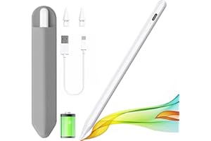 Stylus Pen for iPad 2018-2025 with Palm Rejection, Apple Pencil for iPad 11th/10th/9th/8th/7th/6th Gen, iPad Pro 11/12.9/13in