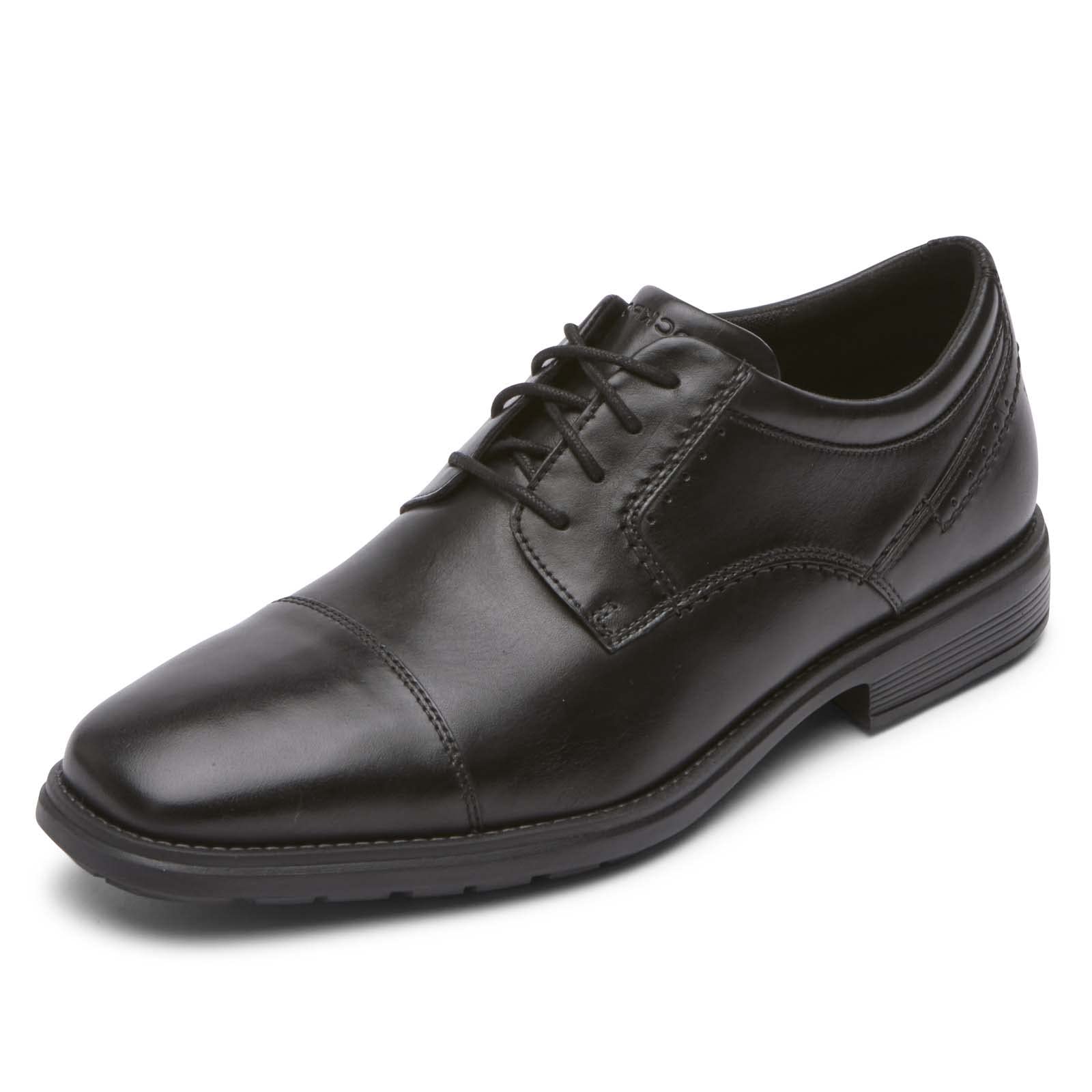 Rockport Men’s Next Gen Cap Toe Oxford, Black, 8.5 Wide