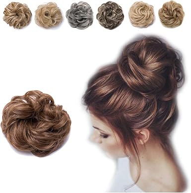Amazon Com S Noilite Hair Bun Extensions Messy Updo Ponytail