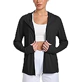 CHALLMOTI Women's Sun Protection Jacket Zip up Hoodie Lightweight Long Sleeve UV Cover Up Hiking Shirt UPF 50+