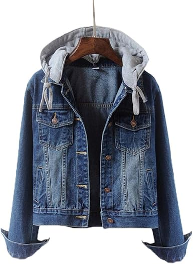 jean jacket with soft sleeves