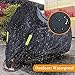 Bliifuu Motorcycle Cover Upgraded for Outdoor Protection All Weather All Season Waterproof/Dustproof Universal for Harley Davidson Honda Suzuki Kawasaki Yamaha Bike up to 104inch（Black）