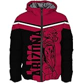 Mens Football American Personalized Puffer Jacket Down Jacket Custom Name Number City Pride for Players Fans Gift S-5XL