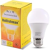 Full Spectrum Sun Light Bulb - A19 9W, Boosts Energy, Mood & Performance, Near-Perfect Color Rendering, Imitate Sunlight Indo