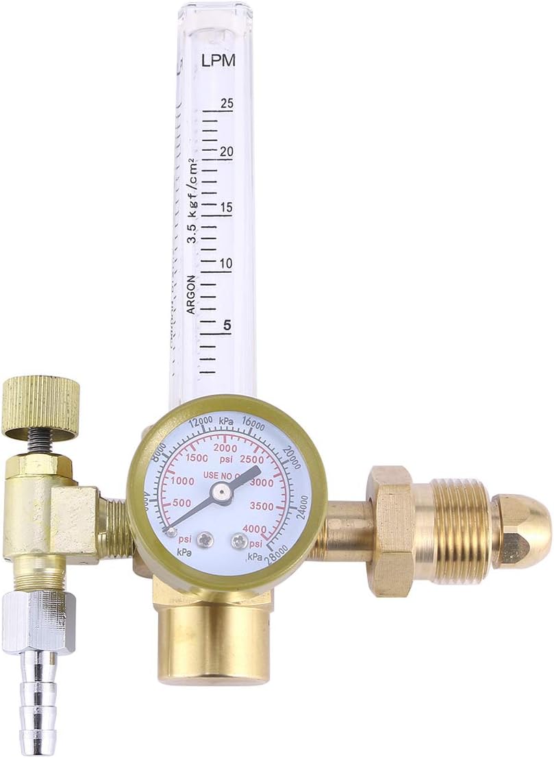 Flow Meter Regulator Argon Gas Tig Welder Mig Welding Gauge Pressure Measuring Tester