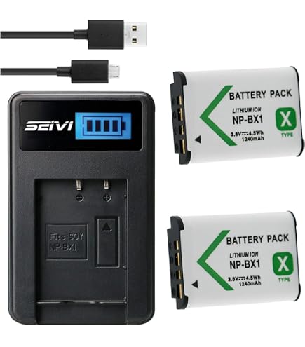 Amazon.com: Kastar 3-Pack NP-BX1 Battery and LTD2 USB Charger