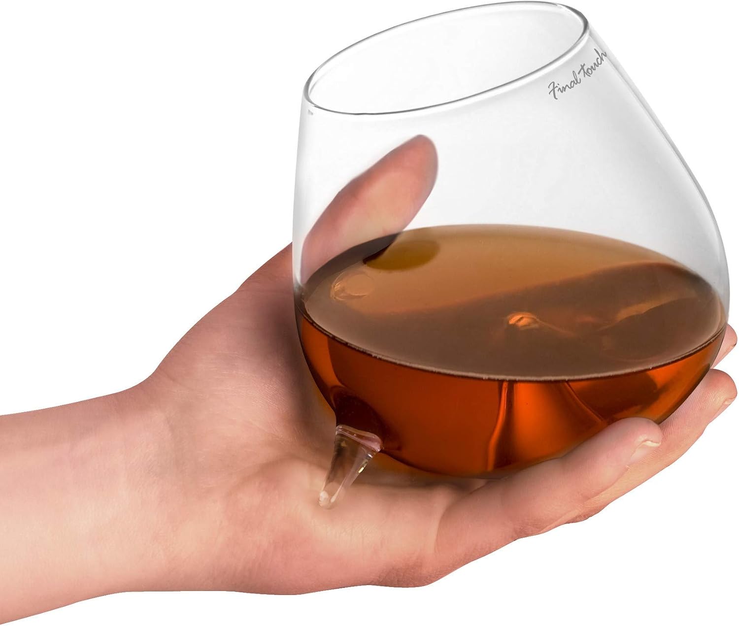 Final Touch Relax Cognac Glass, Set of 2 (GC200), Transparent, 2 Count (Pack of 1) - Image 3