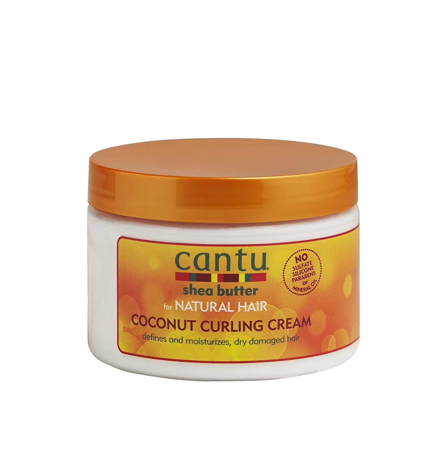 Cantu Natural Hair Coconut Curling Cream 12 Ounce Jar