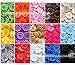 GANSSIA 7/8 Inch (22.5mm) 15 Colors Assorted Buttons Sewing Button Mix Colors DIY Crafts Scrapbooking Pack of 105 with Box (Each Color 7 Pcs)