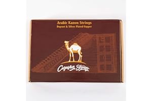 Professional Arabic Kanun Qanun Strings by CARAVAN Full set, DUPONT with Wound Silver Plated Strings