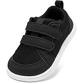 STQ KIDS Wide Toe Box Toddler Shoes Boys Girls Barefoot Shoes Lightweight Kid Tennis Sneakers Non-Slip Zero Drop First Walking Running Shoe for School Outdoor Indoor Sports