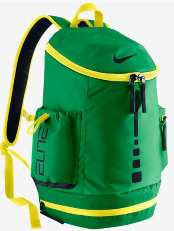Nike Hoops Elite Basketball Ball Carry Backpack in Green Black and
