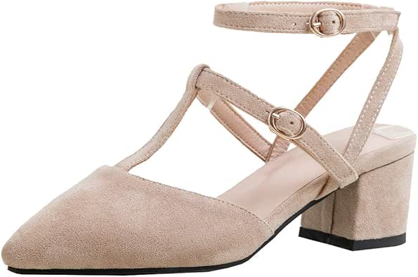 t strap pumps nude