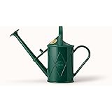 Haws Bosmere Heritage Plastic Watering Can, Mini Water Can for Indoor Plants, Succulents, Seedlings, and Flowers | Green, 1 Q